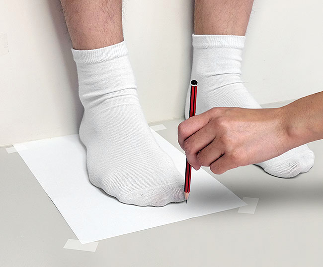 Measure Your Feet-Step1